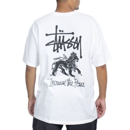 Camiseta Stussy Ttp Lion Branco