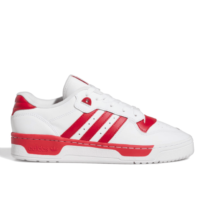 Tênis Adidas Rivalry Low Branco/vermelho