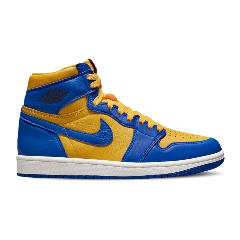 Nike Women's Air Jordan 1 High OG 29㎝ Nike Women's Air Jordan 1 Retro High Og “laney” Azul/amarelo