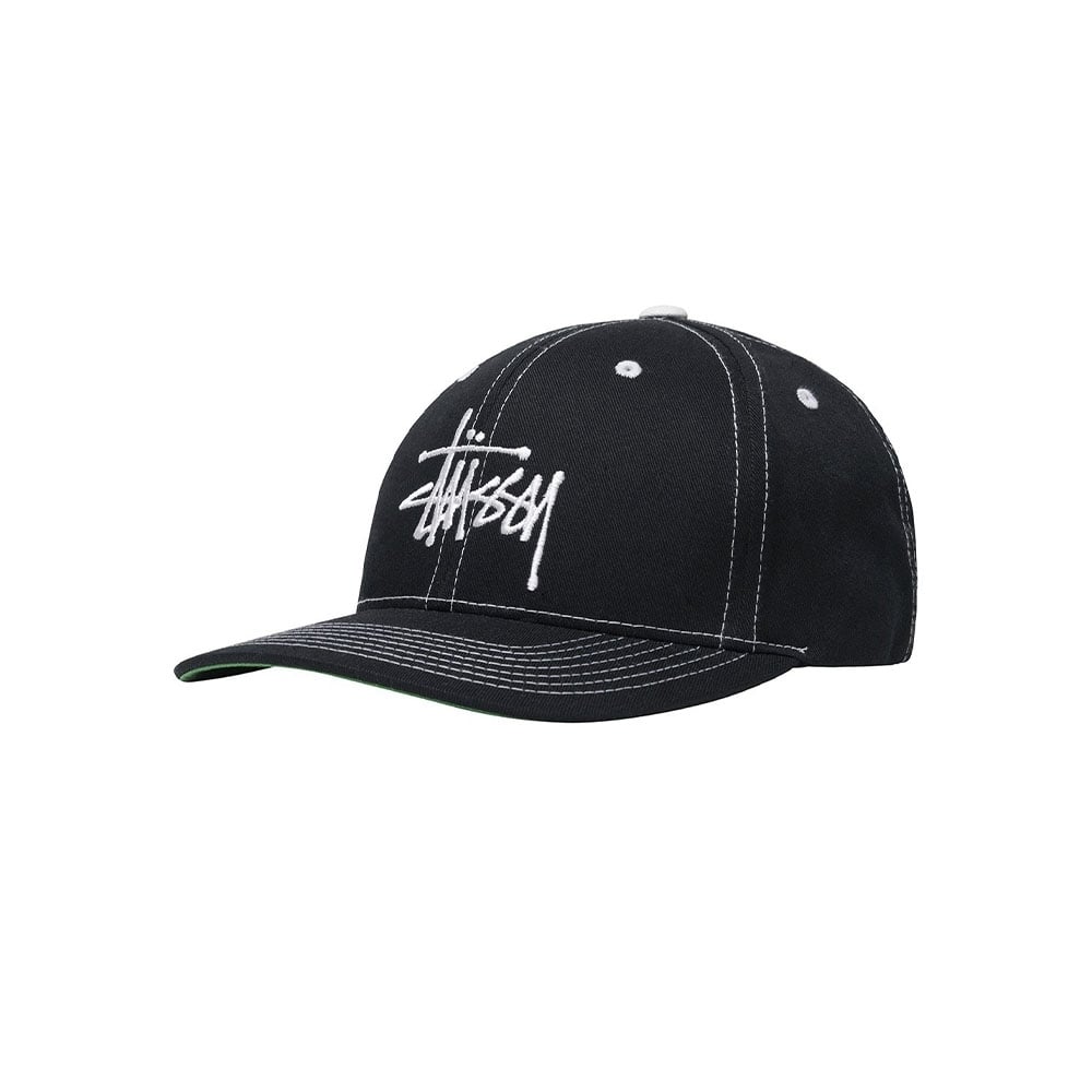 Boné Stussy Structured Low Pro Preto