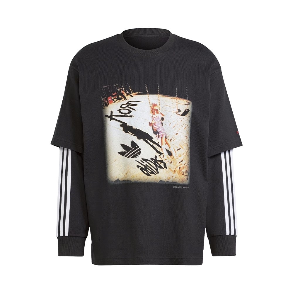 Camiseta Adidas X Korn Longsleeve Preto