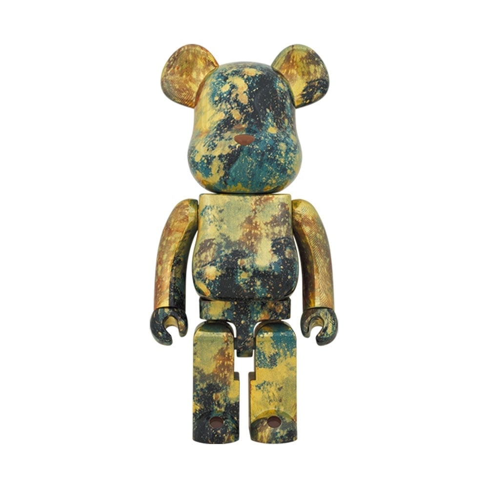 Bearbrick Pushead#5 Goldver 1000% único