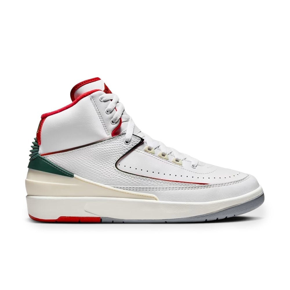 Air Jordan 2 バスケットボールシューズ ホワイト/レッド Tênis Nike Air Jordan 2 Branco