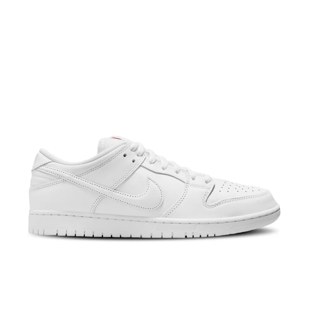 スケートボード Nike SB Dunk Low Pro ISO \"Triple White\" Tênis Nike SB Dunk Low Pro Triple White