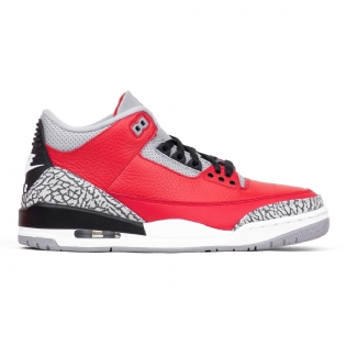 Tênis Nike Air Jordan 3 " Red Cement " Vermelho