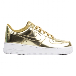 Tênis Nike Feminino Air Force 1 Low Dourado