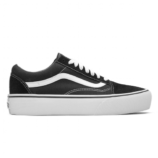 Tênis Vans Feminino Old Skool Plataforma Preto/branco