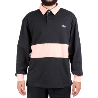 Camisa Polo Manga Longa Adidas Nora Preto