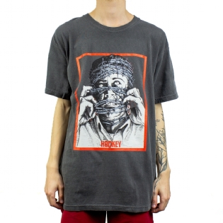 Camiseta Hockey Barbwire Dyed Cinza
