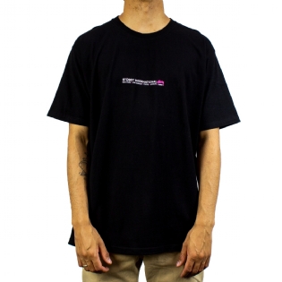 Camiseta Stussy Fire Palm Preto