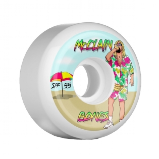 Roda Bones Bats 53mm 99a Branco