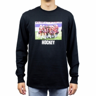 Camiseta Hockey Manga Longa Cheerleader Preto
