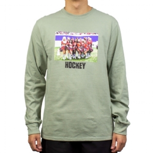 Camiseta Hockey Manga Longa Cheerleader Verde