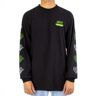 Camiseta Manga Longa Maze Go Tigers! Preto
