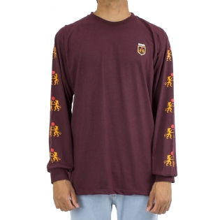 Camiseta Manga Longa Maze Tiger Vinho