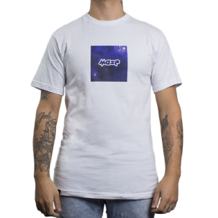 Camiseta Maze Box Logo Cosmos Branco