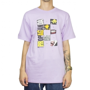 Camiseta Obey Meidum Is The Message Roxo