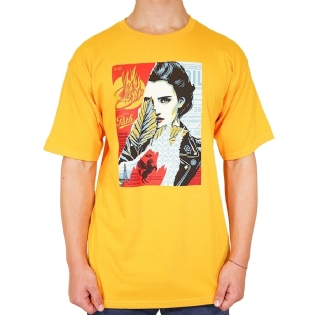 Camiseta Obey Wrong Path Amarelo