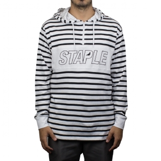 Camiseta Staple Manga Longa Heavyweight Branco