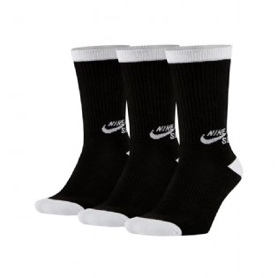 Meia Nike Sb Crew Preto