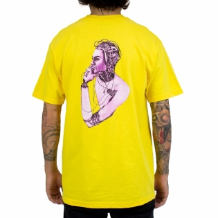 Camiseta F.awesome Cyborg Amarelo