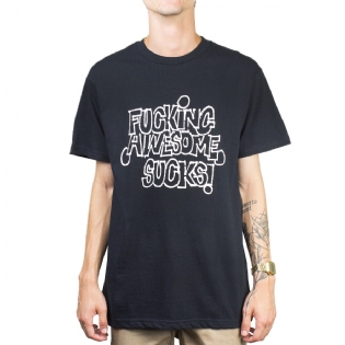 Camiseta F.awesome Fa Sucks Cinza
