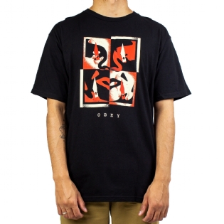 Camiseta Obey X-acto Icon Face Preto