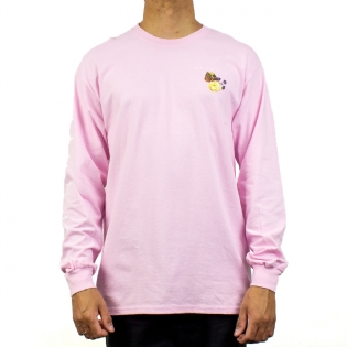 Camiseta Ripndip Manga Longa Heavenly Bodies Rosa