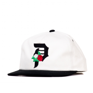 Boné Primitive Dos Flores 6 Panel Branco