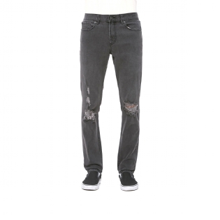 Calça Obey Juvee Denim Ii Destroyed Cinza