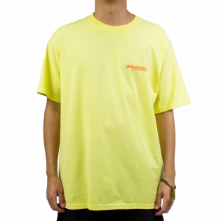 Camiseta Stussy Double Mask Amarelo