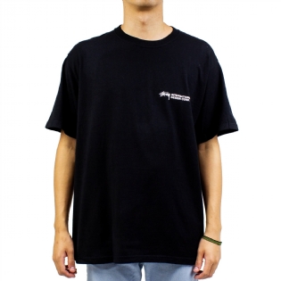 Camiseta Stussy Double Mask Preto