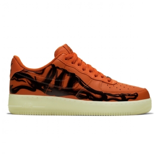 Tênis Nike Air Force 1 Skeleton Laranja