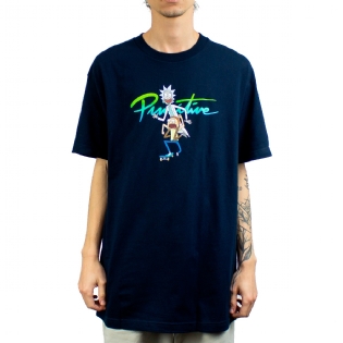 Camiseta Primitive Nuevo R&m Skate Azul