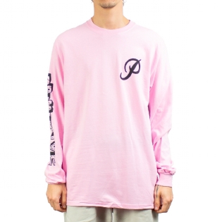 Camiseta Primitive Rick Destructed Ls Rosa
