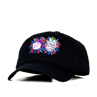 Boné Primitive Rick & Morty Dad Hat Preto