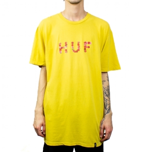 Camiseta Huf Verdant S/s Tee Amarelo