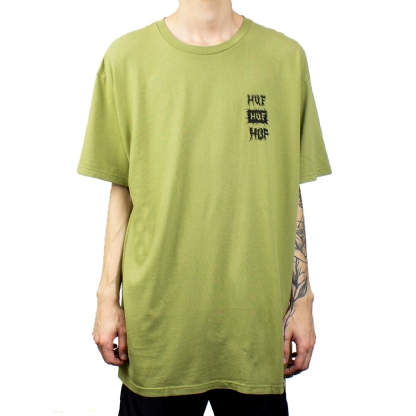 Camiseta Huf Crust  S/s Tee Verde
