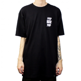Camiseta Huf Crust  S/s Tee Preto
