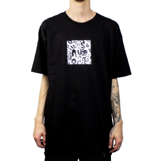 Camiseta Huf Panthera Box Logo S/s Tee Preto