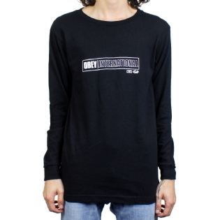 Camiseta Obey Intl Cities Preto