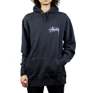 Moletom Stussy Stock Pig Dyed Preto