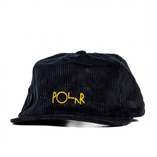 Boné Cord 5 Panel Preto