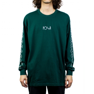 Camiseta Polar Racing Longsleeve Verde Escuro