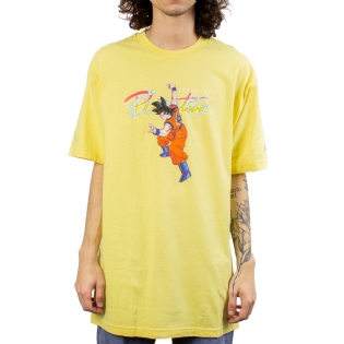 Camiseta Primitive Nuevo Goku Amarelo