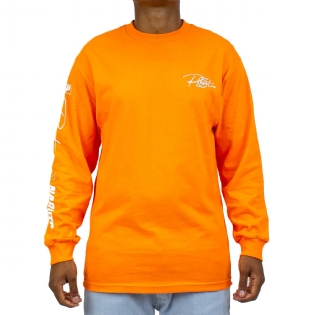 Camiseta Primitive Naruto Combat L/s Laranja