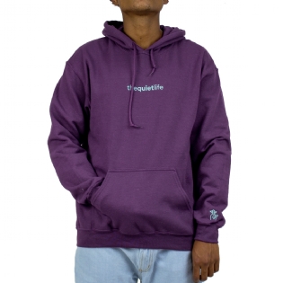Moletom The Quiet Life Origin Embroidered Roxo