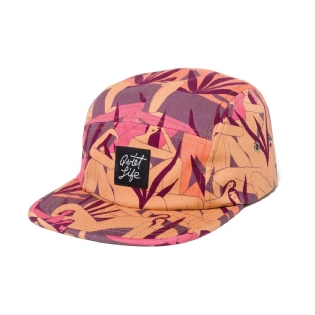 Boné The Quiet Life Berger 5 Panel Vermelho