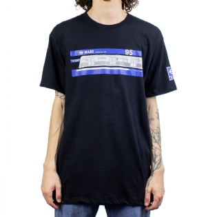 Camiseta Maze Metro Linha 1 Preto