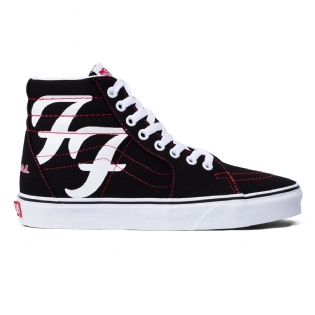 Tênis Vans Sk8 Hi Foo Fighters Preto